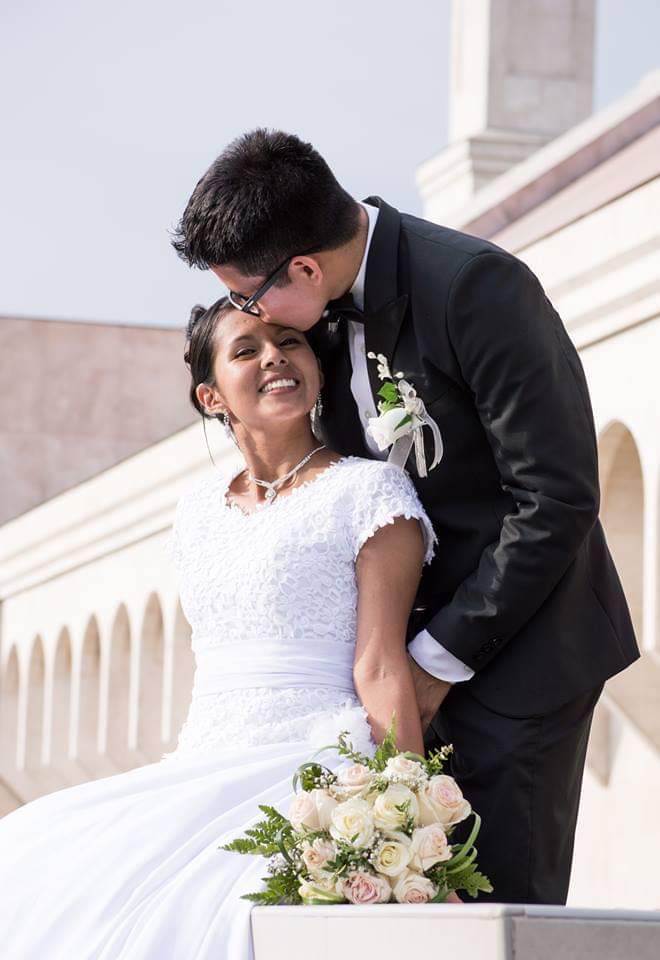 A Tender Wedding Moment
