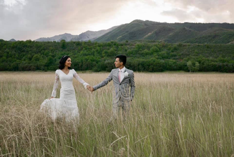 Mountain Wedding Portrait